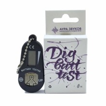 Брелок-тестер батареек Аура звуков Dig Batt Test с LCD дисплеем