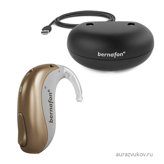 Слуховой аппарат Bernafon Alpha 3 miniBTE T R в комплекте с ЗУ ...
