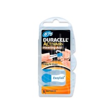 Duracell  Activair 675 (PR44)  для слуховых аппаратов, 1 блистер (6 батареек)