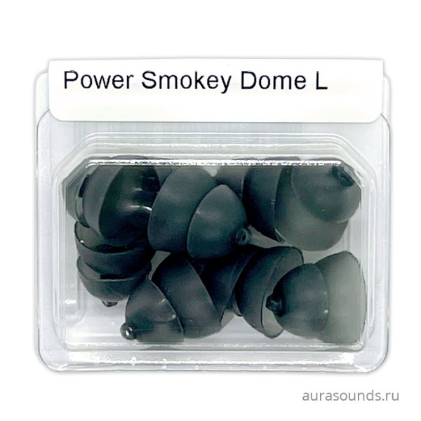 Вкладыши Phonak Power Smokey Dome  закрытого типа 10 штук, размер L