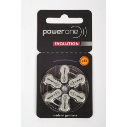 PowerOne Evolution p13 (PR48) для слуховых аппаратов, 1 блистер (6 батареек)