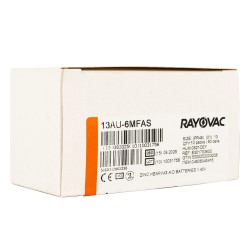 Rayovac   13 (PR48) для слуховых аппаратов, упаковка (60 батареек)