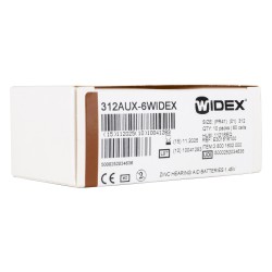 Widex 312 (PR41)  для слуховых аппаратов, упаковка (60 батареек)