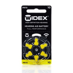 Widex 10 (PR70) для слуховых аппаратов, 1 блистер (6 батареек)
