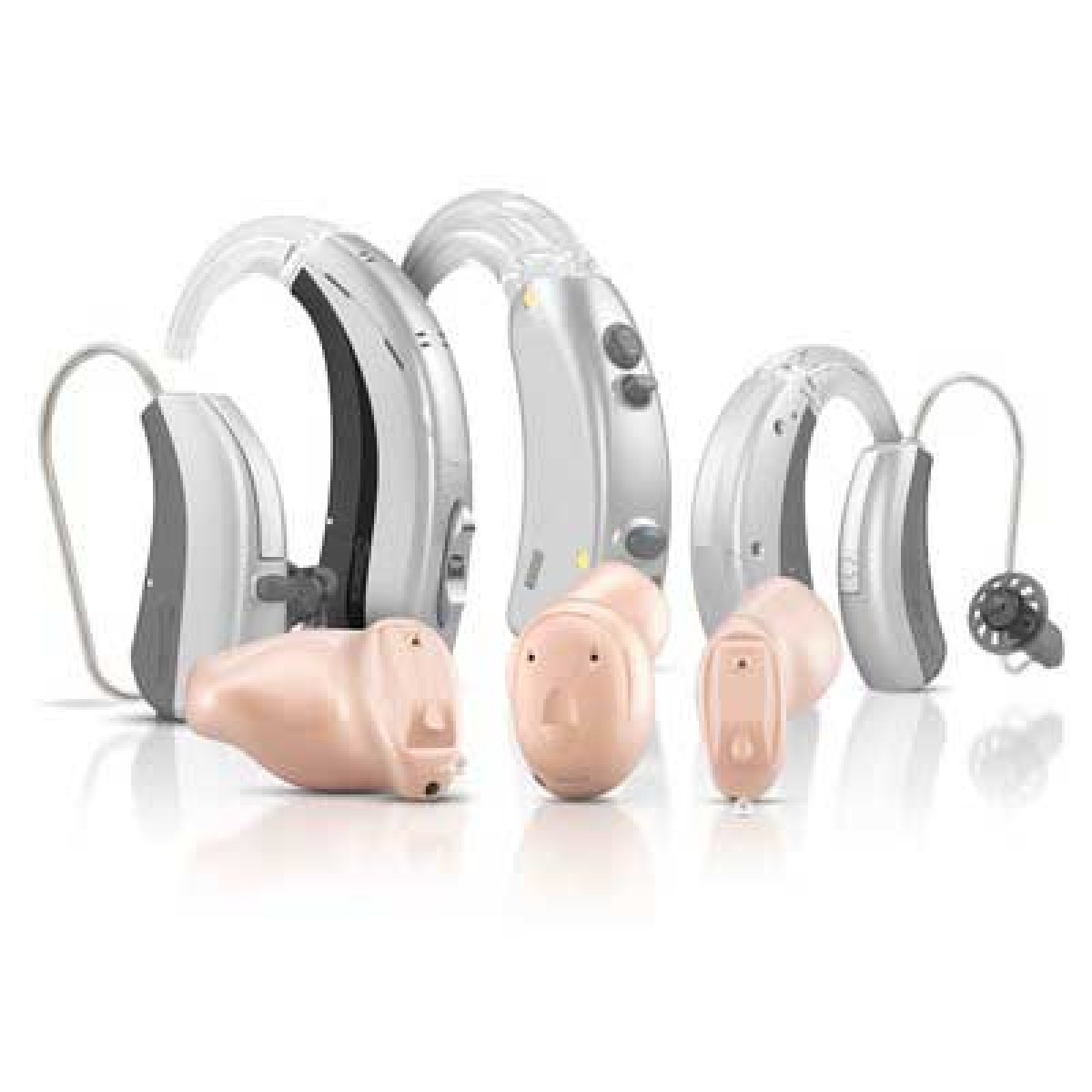 Отличия слуховых аппаратов. Заушные, с ресивером, внутриканальные, внутриушные.